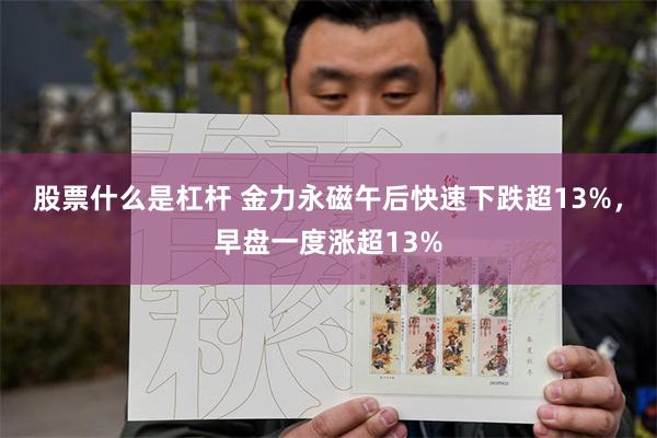 股票什么是杠杆 金力永磁午后快速下跌超13%，早盘一度涨超13%