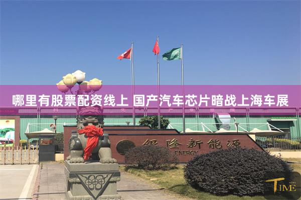 哪里有股票配资线上 国产汽车芯片暗战上海车展