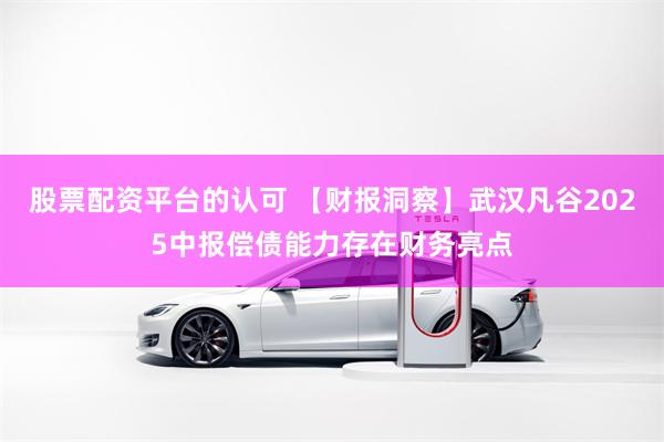 股票配资平台的认可 【财报洞察】武汉凡谷2025中报偿债能力存在财务亮点