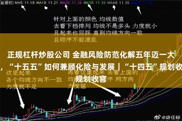 正规杠杆炒股公司 金融风险防范化解五年迈一大步,“十五五”如何兼顾化险与发展|“十四五”规划收官